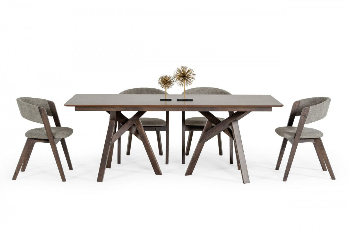 Modrest Grover Modern Wenge Dining Table - Stylish Design Furniture