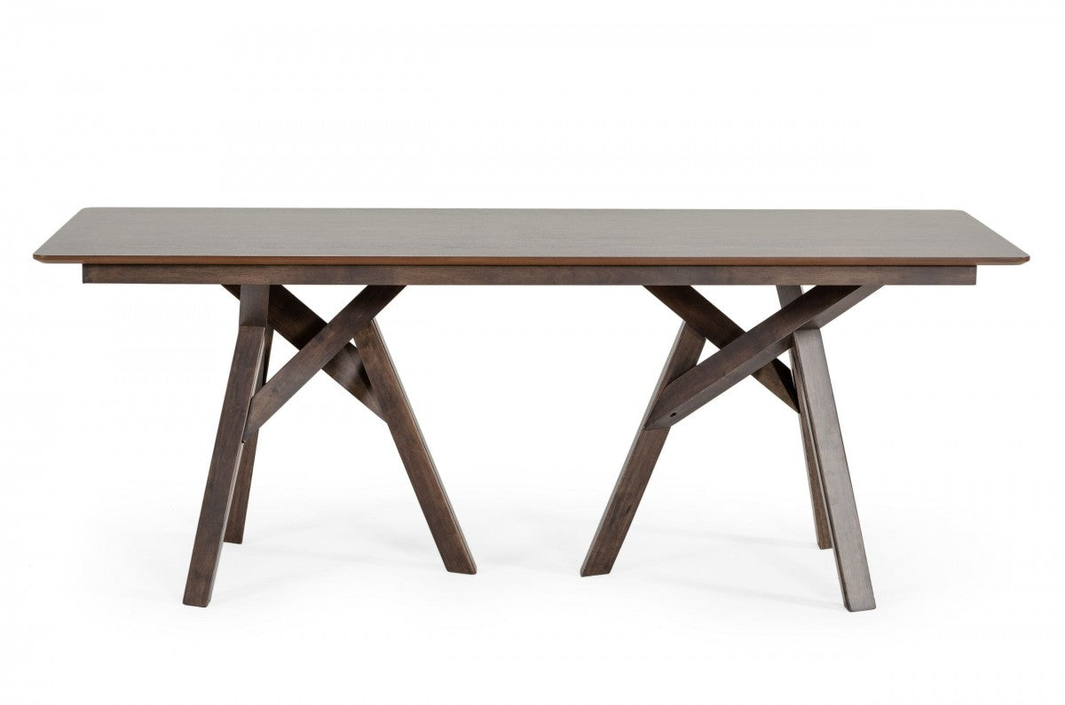Modrest Grover Modern Wenge Dining Table - Stylish Design Furniture