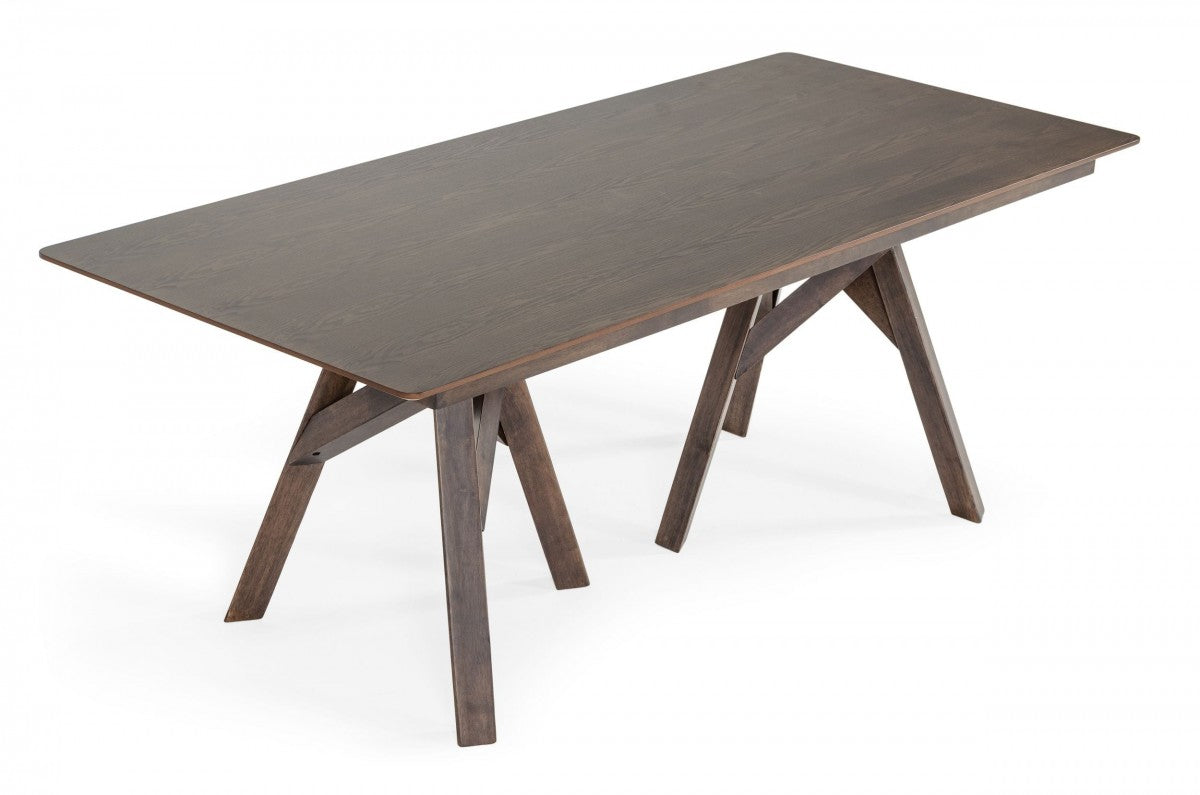 Modrest Grover Modern Wenge Dining Table - Stylish Design Furniture