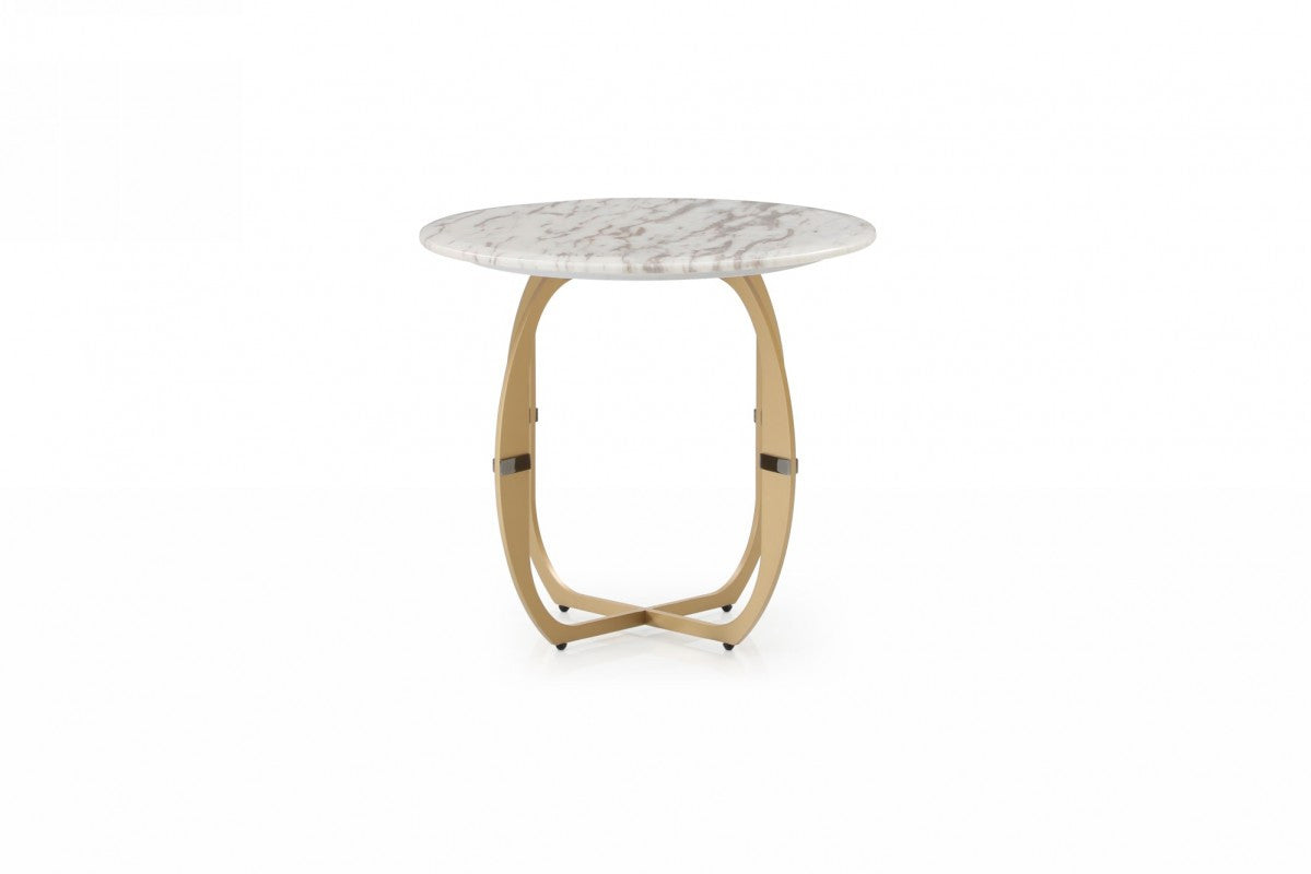 Modrest Echo Modern Marble End Table