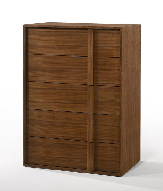 Nova Domus Berlin - Modern Walnut Chest - Stylish Design Furniture