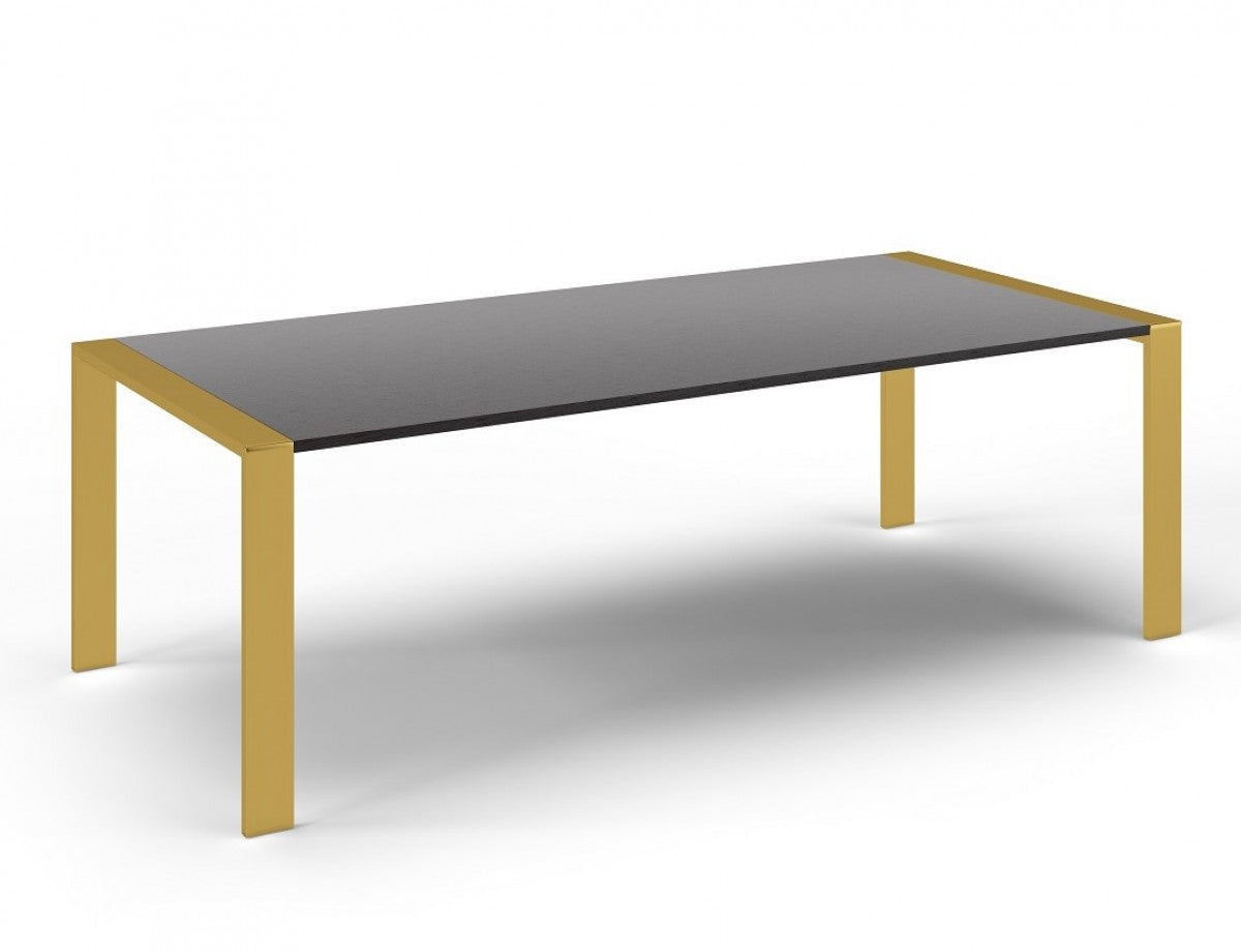 Modrest Fauna - Modern Wenge and Brass Dining Table