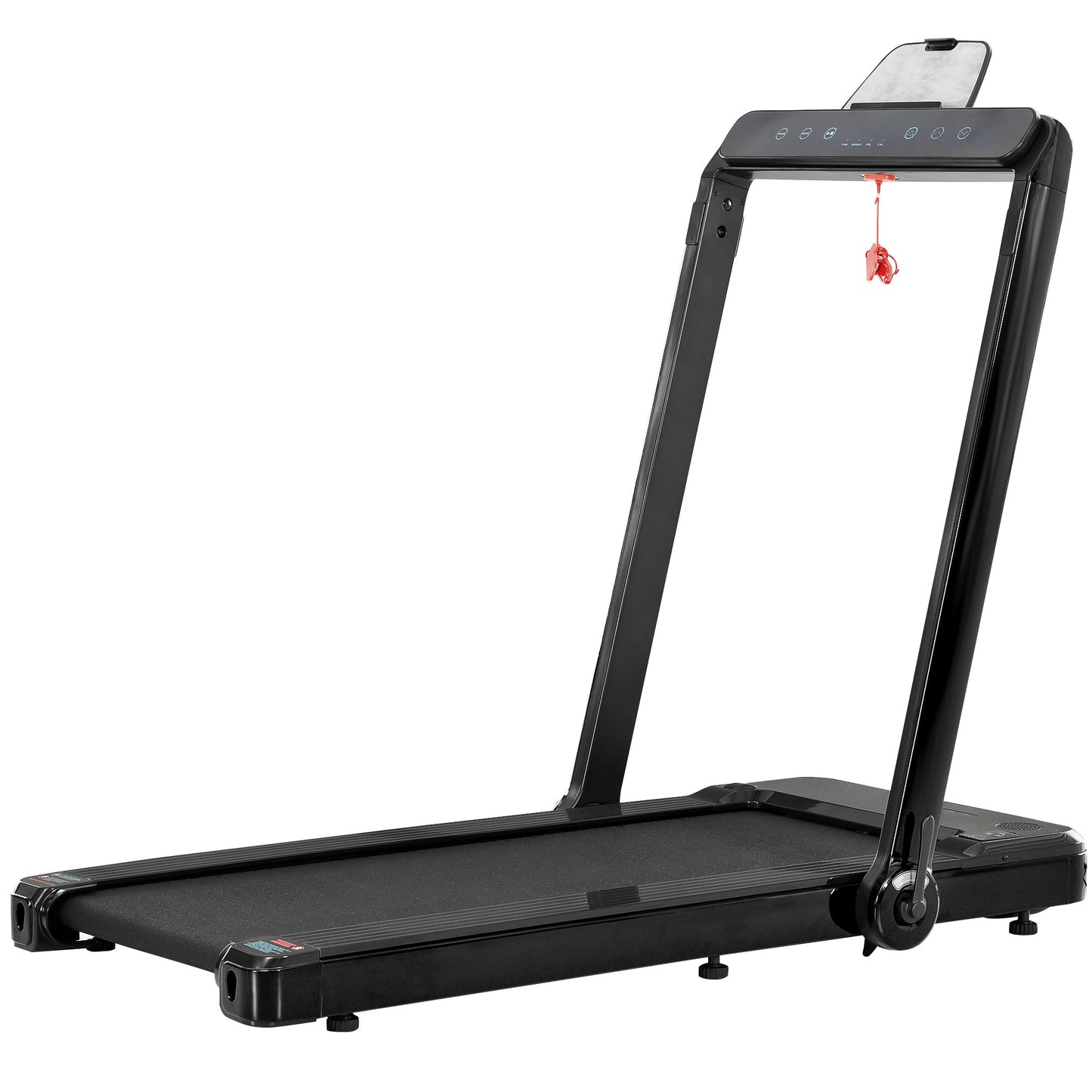 Cruce Electric Folding Treadmill, Installation Free with Bluetooth APP and Speaker, Remote Control with Display for Home, Gym & Office