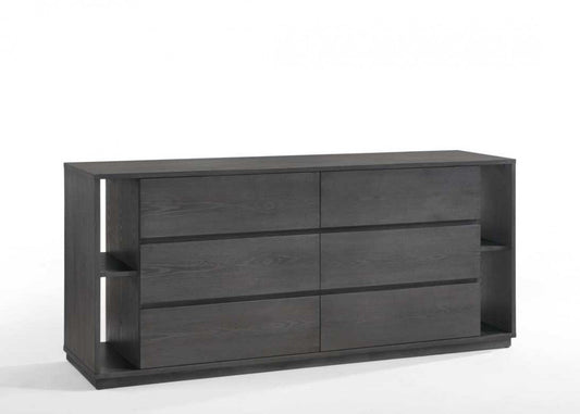 Nova Domus Jagger Modern Grey Dresser - Stylish Design Furniture