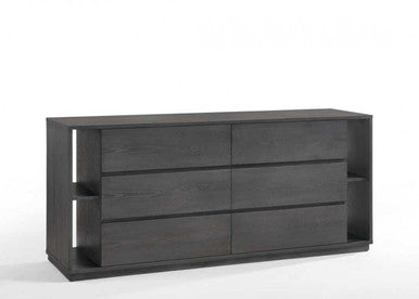 Nova Domus Jagger Modern Grey Dresser - Stylish Design Furniture
