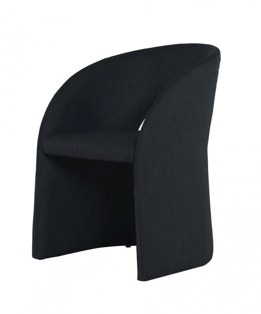 Modrest Brea - Charcoal Fabric Dining Chair - Stylish Design Furniture