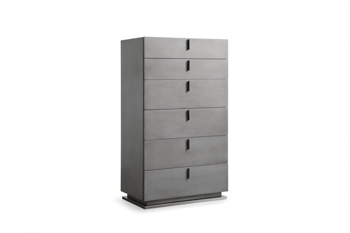 Modrest Buckley - Modern Grey Crackle Chest