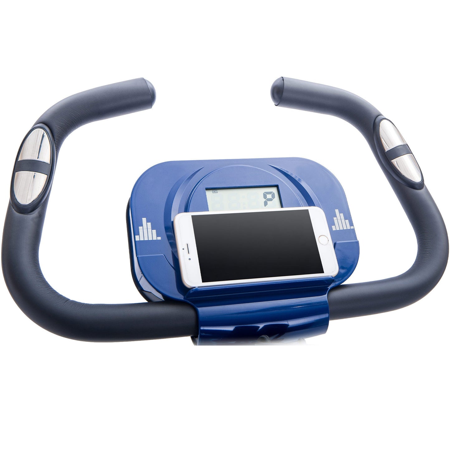 Bolter Folding Exercise Bike with 10-Level Adjustable Resistance, Fitness Upright and Recumbent X- Bike, Arm Bands and Backrest