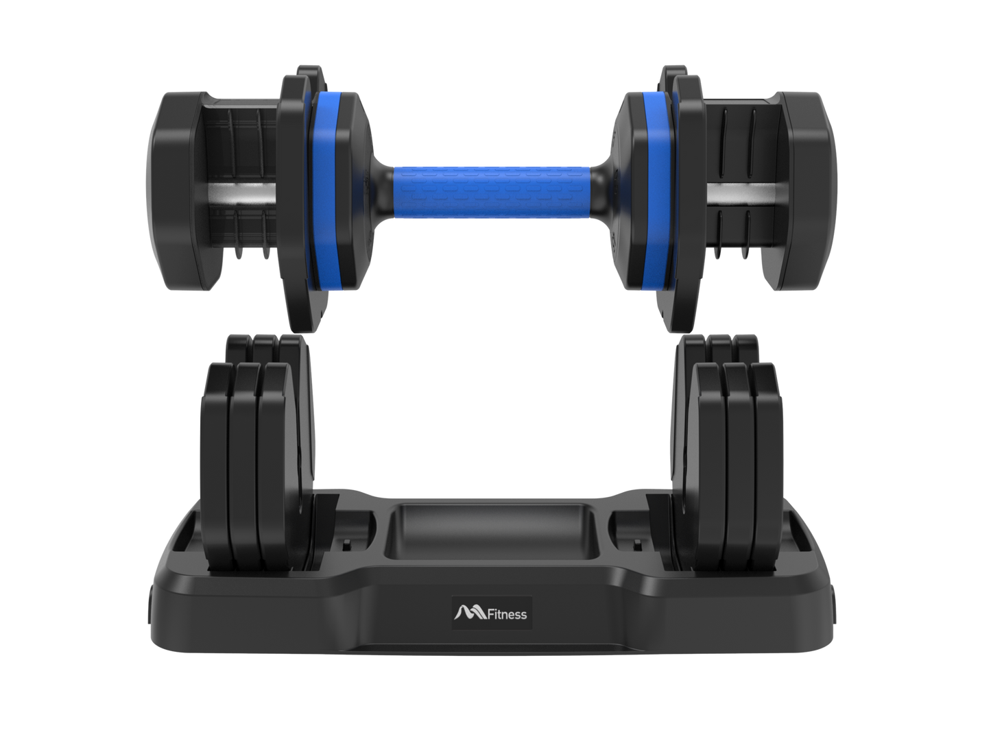Kendall Adjustable Dumbbell with Tray 55lb Single Fast Exercise Fitness