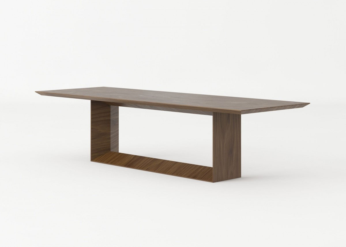 Modrest Channa Modern Walnut Dining Table