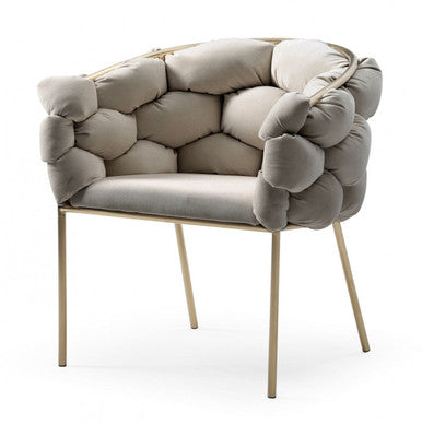 Modrest Debra Modern Grey Fabric Dining Chair