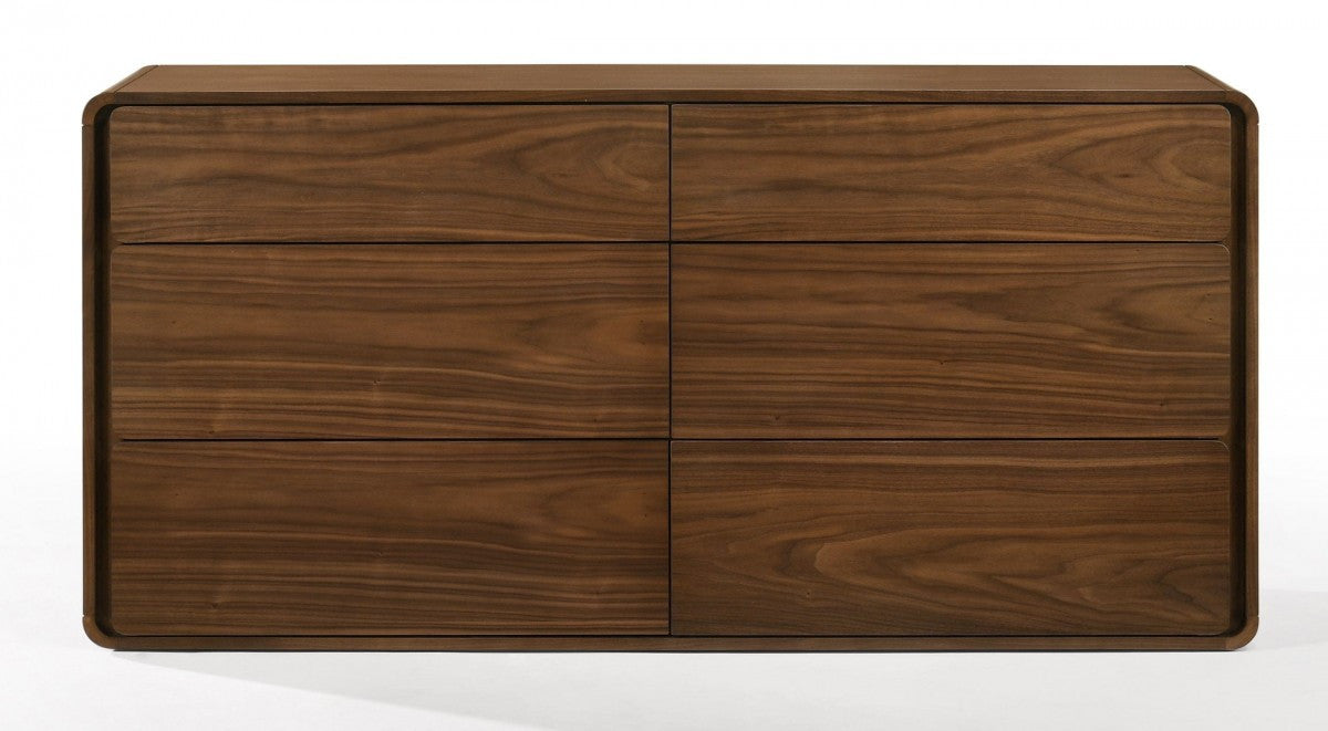 Modrest Dustin Modern Walnut Dresser - Stylish Design Furniture