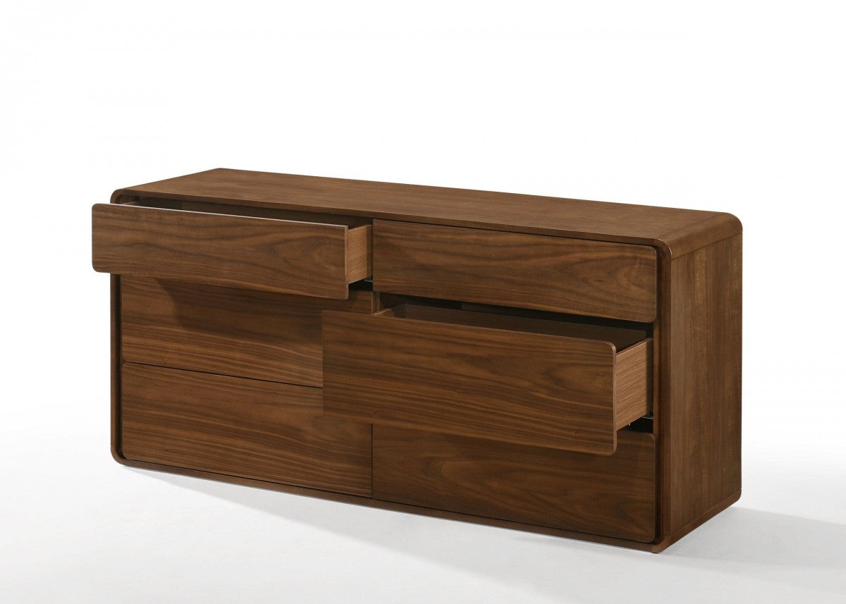 Modrest Dustin Modern Walnut Dresser - Stylish Design Furniture