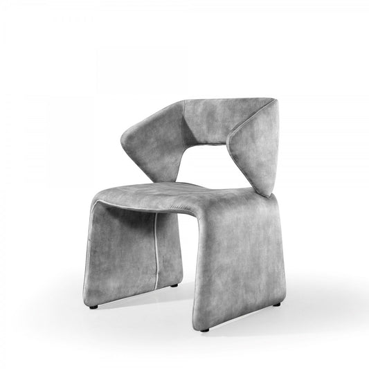 Modrest - Modern Linus Accent Light Grey Chair - Stylish Design Furniture