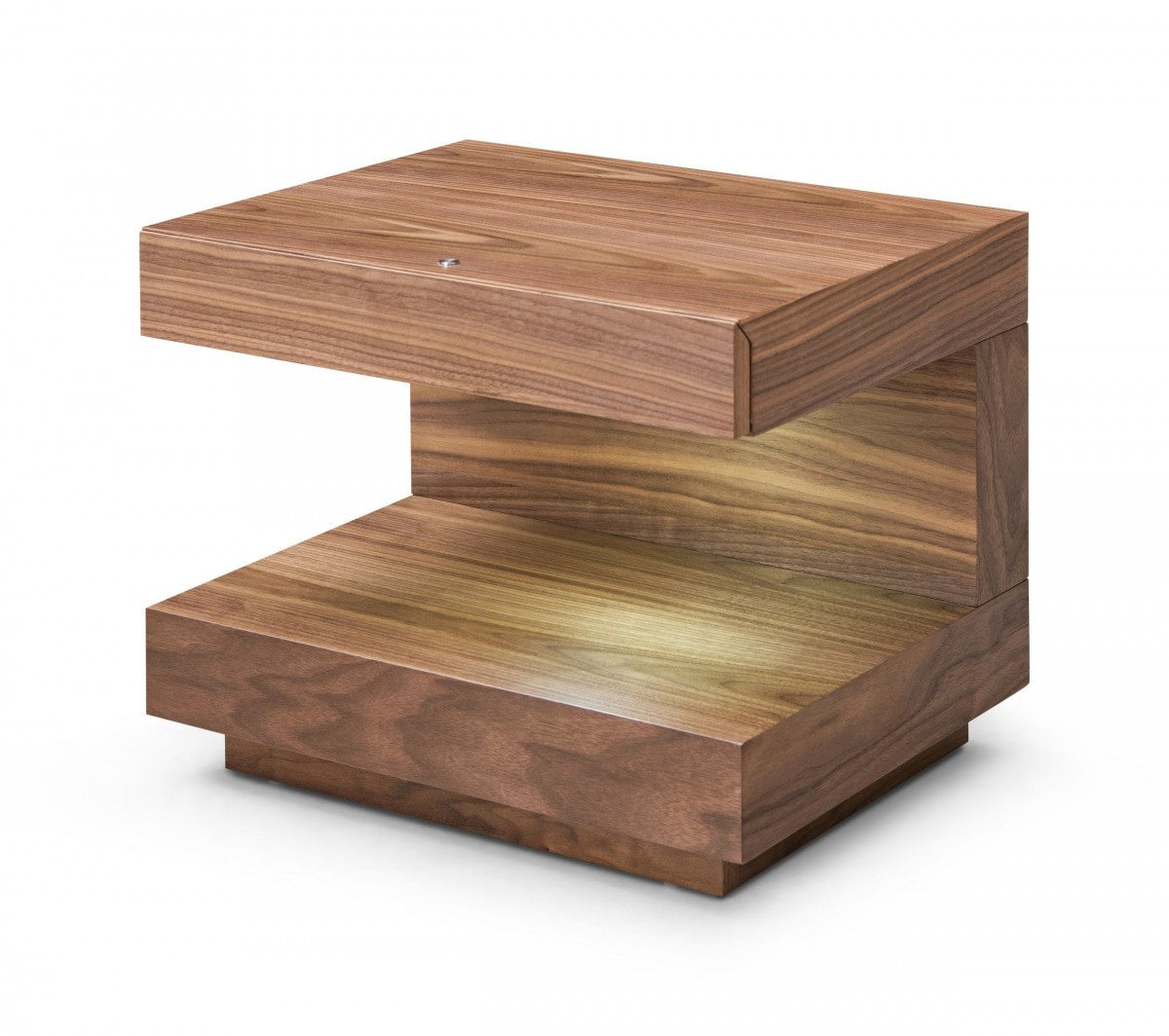 Modrest Esso Contemporary Walnut End Table