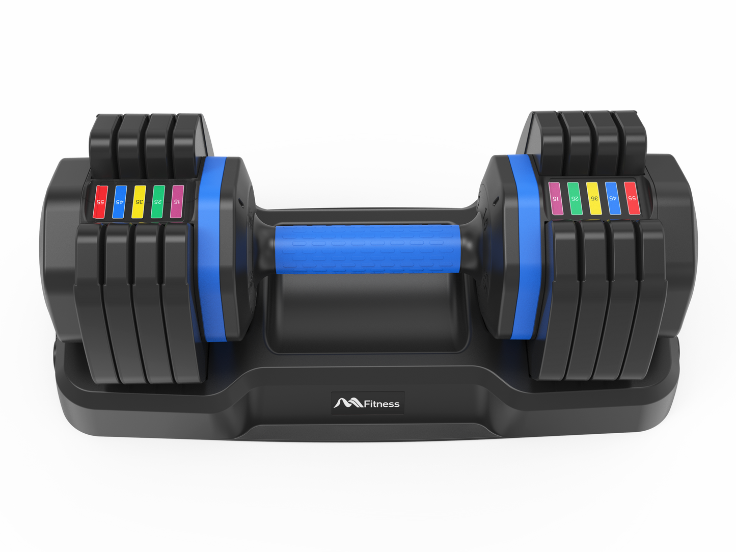 Kendall Adjustable Dumbbell with Tray 55lb Single Fast Exercise Fitness