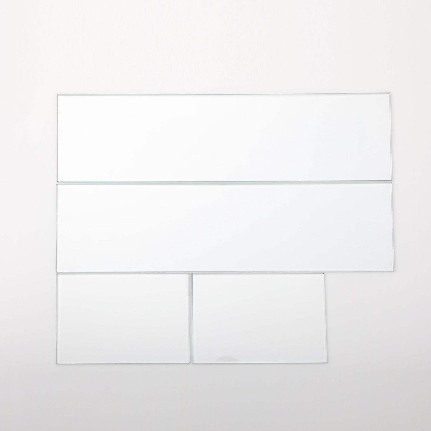 Nuriek Rectangular Glass Wind Guard for Fire Pit