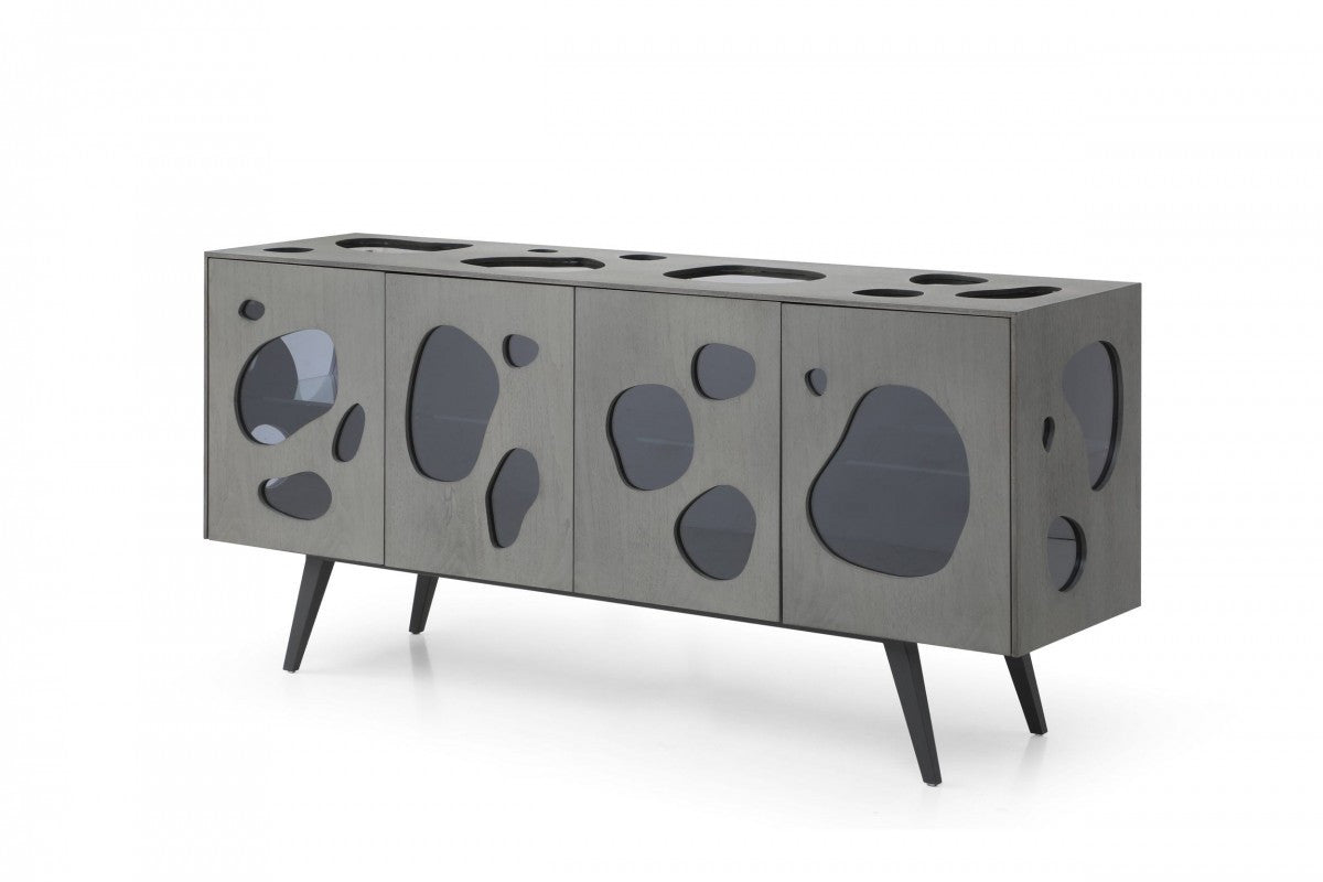 Modrest Fontana Modern Grey Buffet