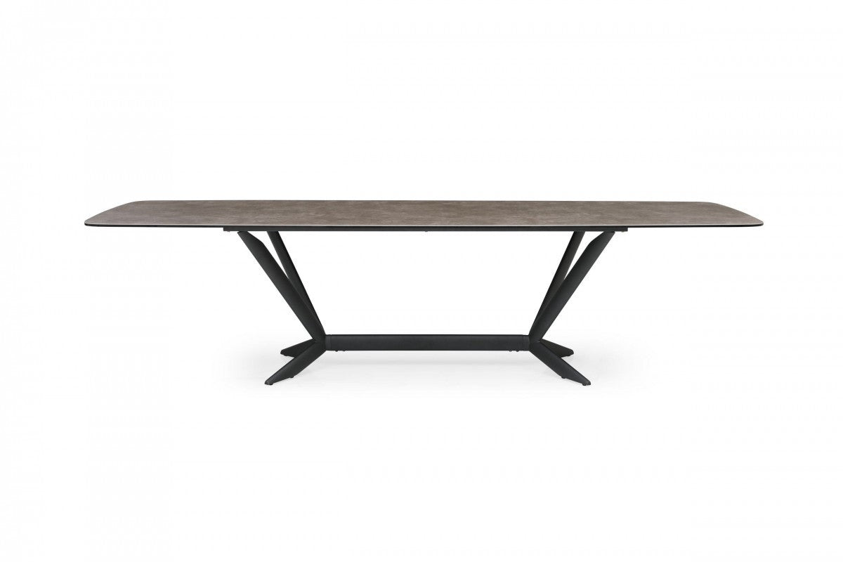 Modrest Herzog - Modern Grey Ceramic Dining Table