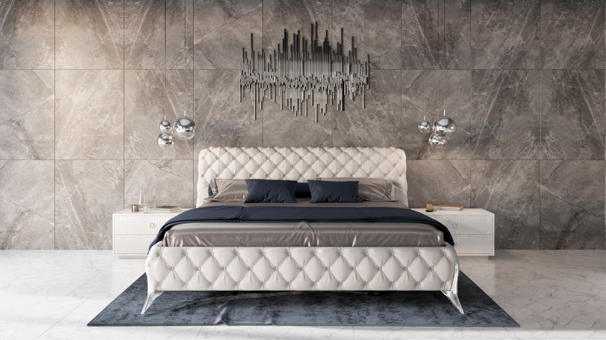 Modrest Legend Modern White Bedroom Set