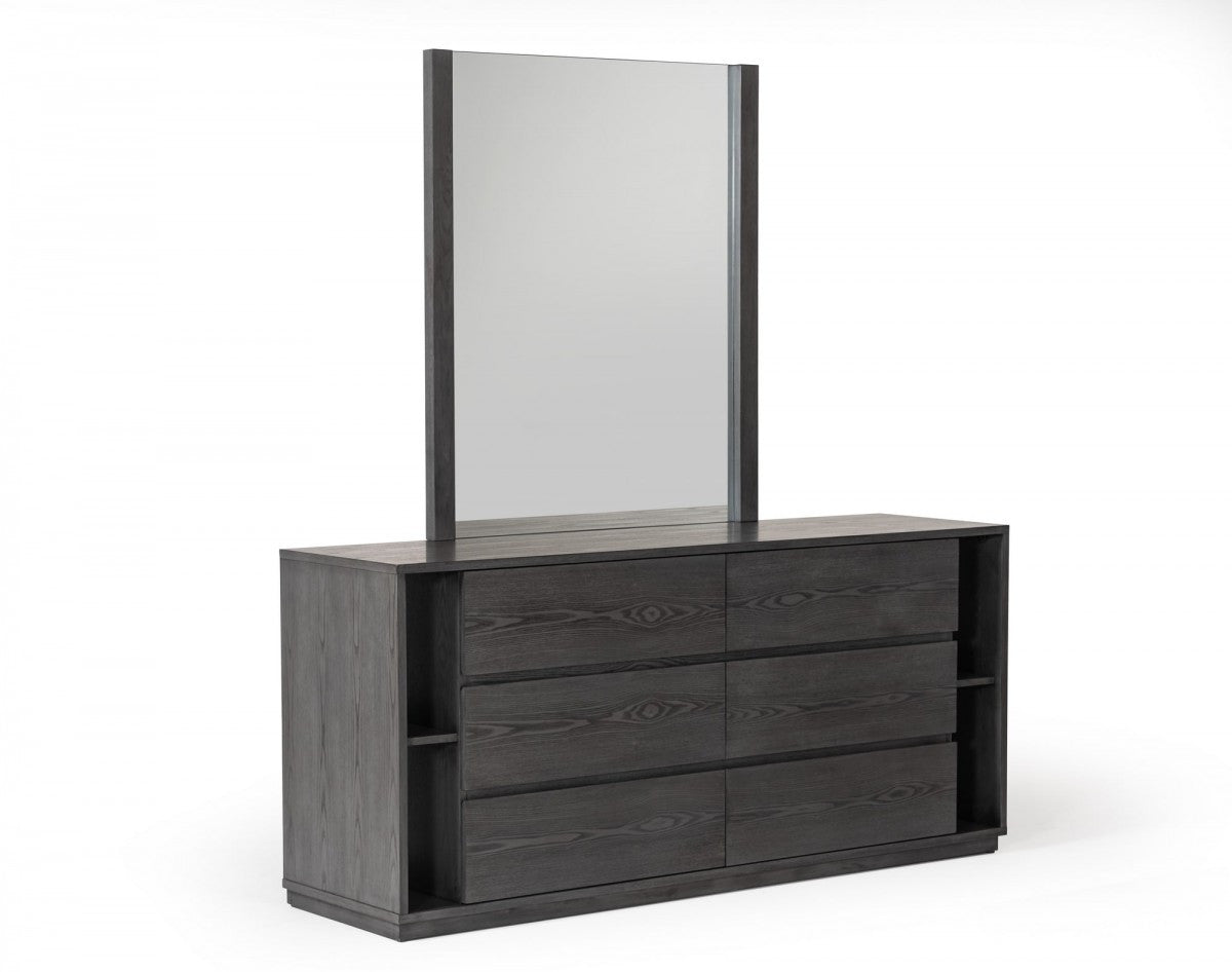 Nova Domus Jagger Modern Grey Bedroom Set - Stylish Design Furniture