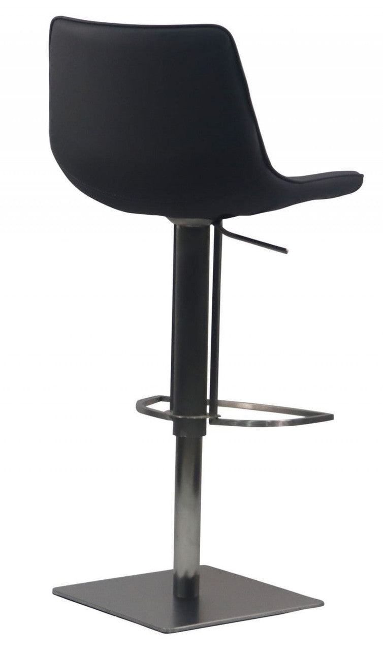 Modrest Manning Modern Grey Bar Stool - Stylish Design Furniture