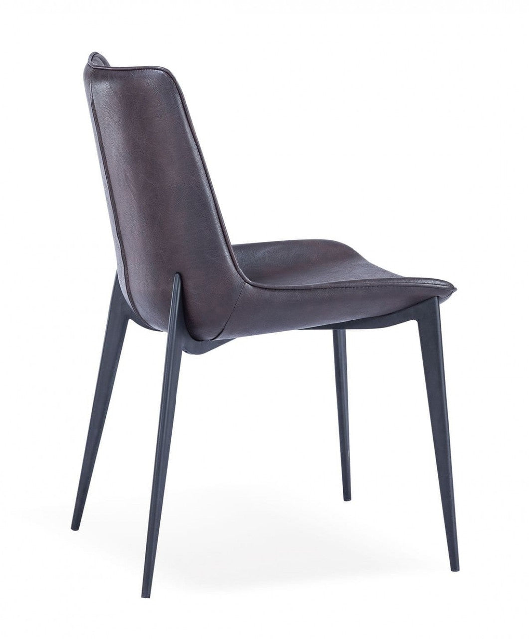Modrest Peoria Modern Brown & Black Dining Chair (Set of 2)