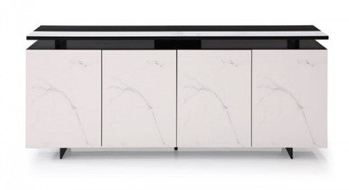Modrest Schulz Modern Black & White Ceramic Buffet