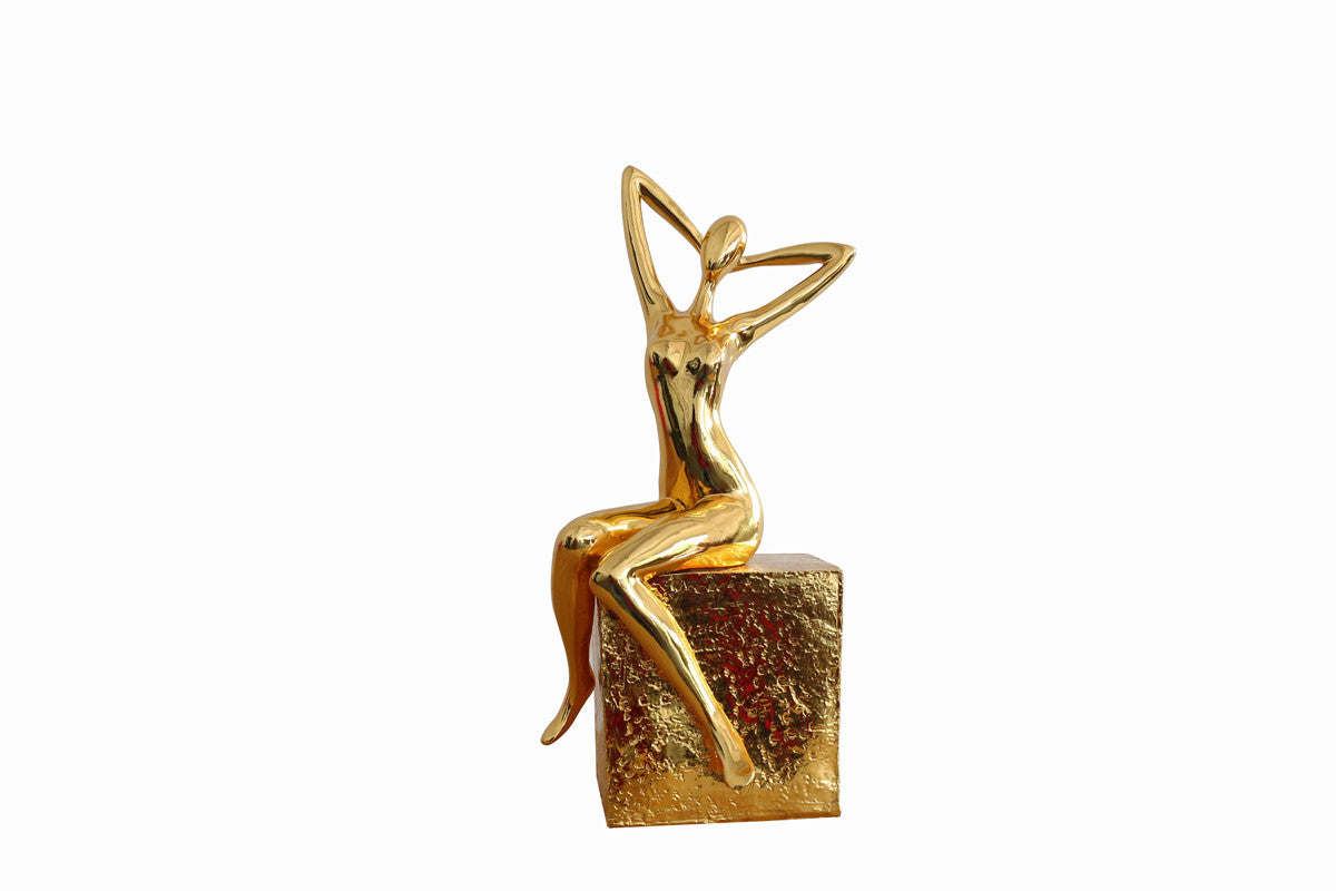Modrest Figure Modern Gold Sculpture