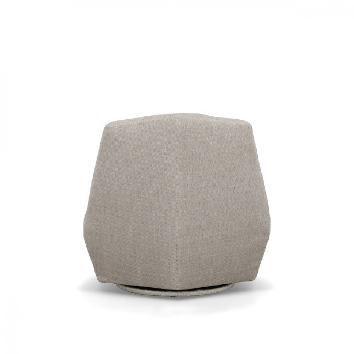 Divani Casa Tomlin - Contemporary Grey Woven Fabric Accent Chair