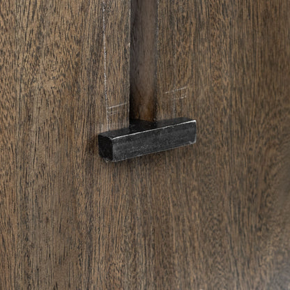 Ledger II Live-Edge Wooden Brown Console Table - Unique Design for Rustic Charm and Natural Beauty in Any Space
