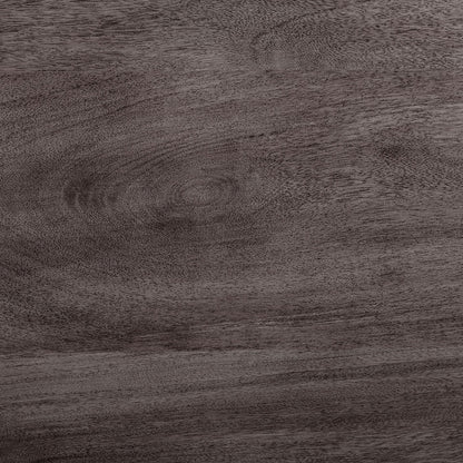 Crossman 60" Round Dark Brown/Gray Solid Wood Dining Table with Matching Base