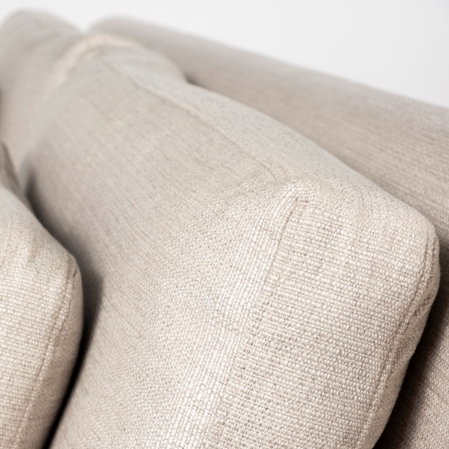 Denly 92” Slipcover Sofa – Casterock Gray Upholstery Modern 3-Seater Couch with Relaxed Style
