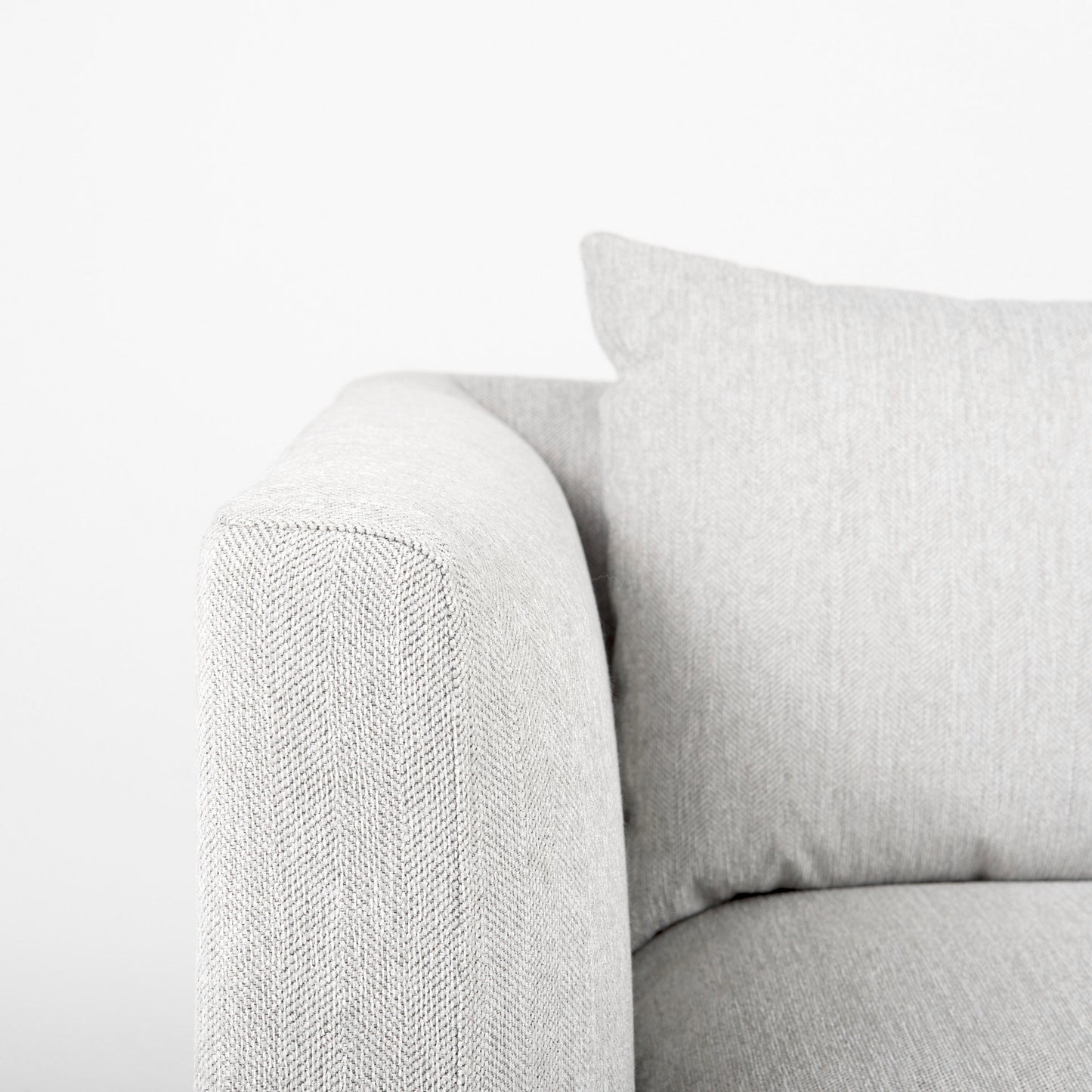 Valence 2 Piece Medium Gray Modular Sofa Set