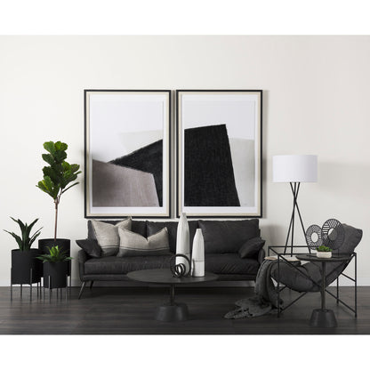 Cochrane Brown Leather Three Seater Sofa