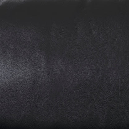Svend Black Leather Sofa