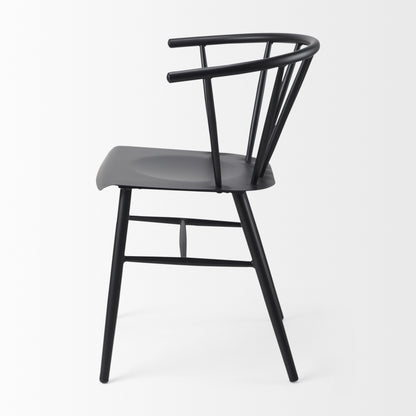 Colin Black Metal Dining Chair