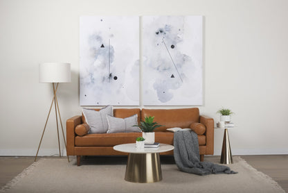 Svend Tan Leather Sofa