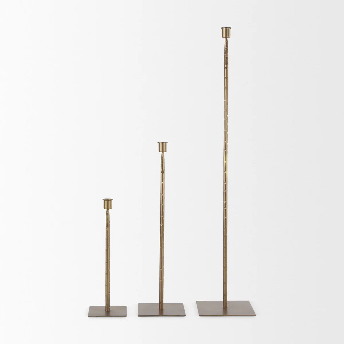 Porter Rustic Iron Candle Holder