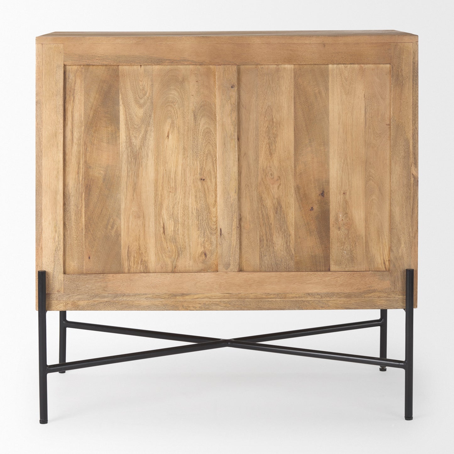 Cairo Wood and Metal Cabinet – 2-Door Industrial Storage Cabinet