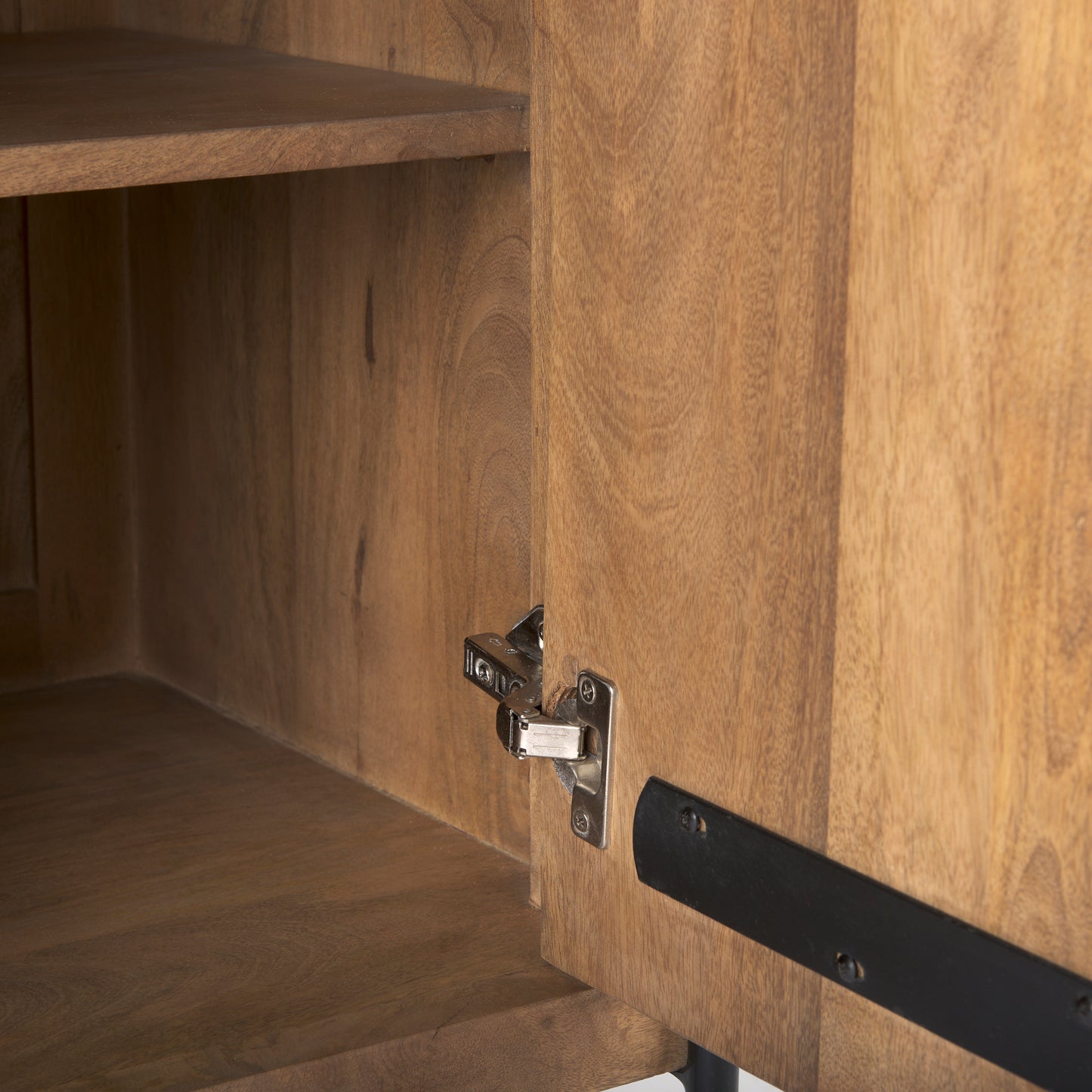 Cairo Wood and Metal Cabinet – 2-Door Industrial Storage Cabinet
