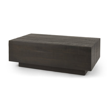 Hayden Light Brown Wood Square Coffee Table - Modern Design for Chic Living Rooms and Stylish Interiors