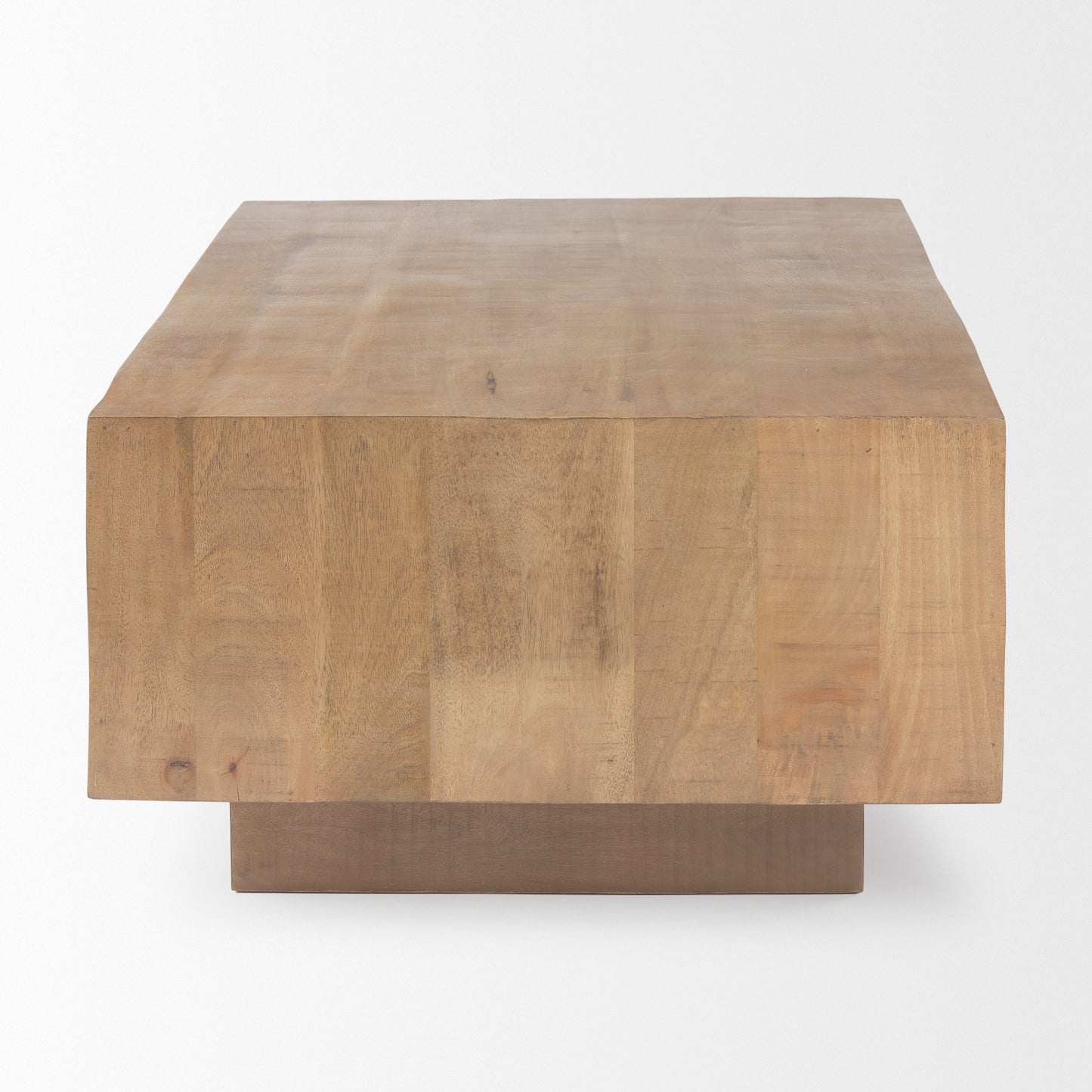 Hayden Light Brown Wood Square Coffee Table - Modern Design for Chic Living Rooms and Stylish Interiors