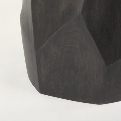 Fitzgerald 60" Round Brown Solid Wood Top and Base Dining Table for a Classic and Elegant Dining Experience