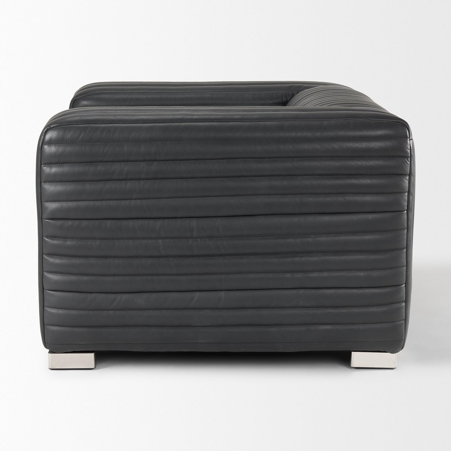 Ricciardo Cognac Leather Upholstered Arm Chair