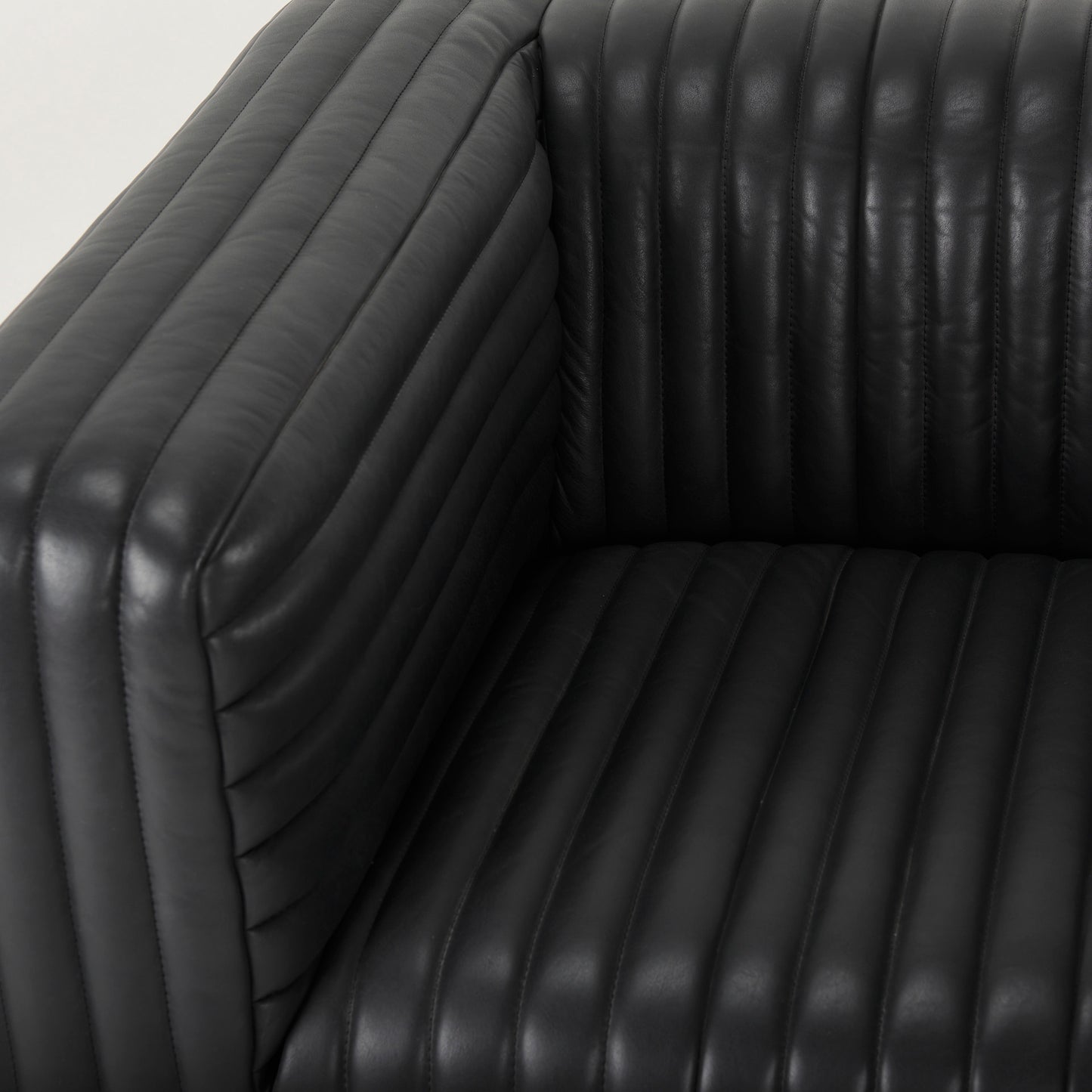 Ricciardo Cognac Leather Upholstered Arm Chair
