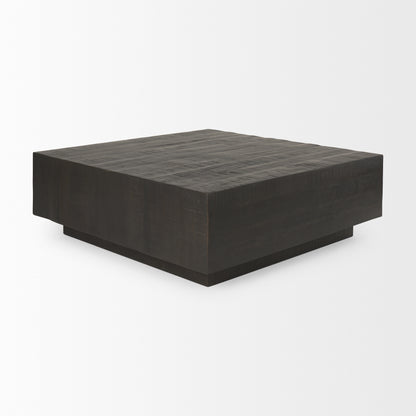 Hayden Light Brown Wood Square Coffee Table - Modern Design for Chic Living Rooms and Stylish Interiors