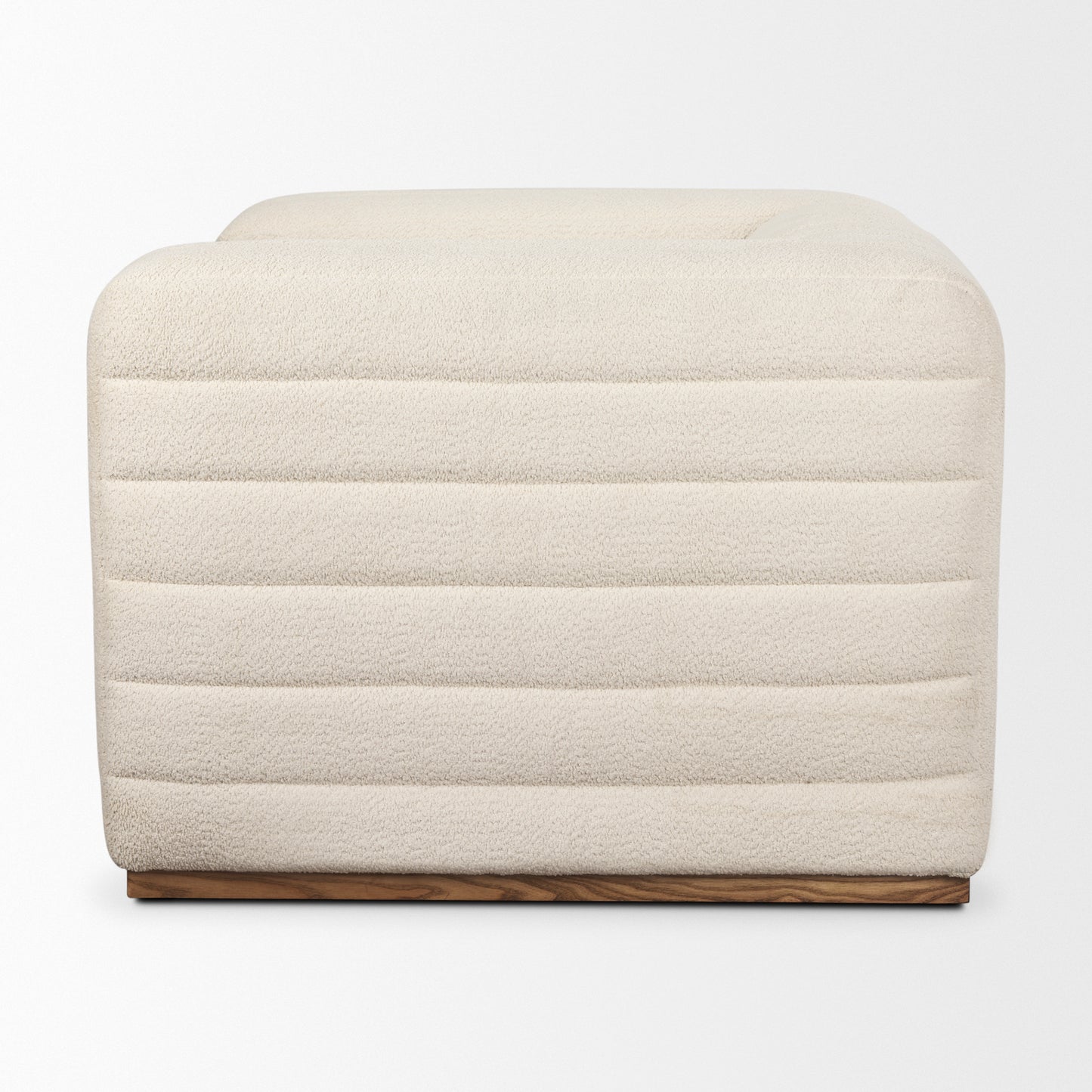 Ricciardo Cream Boucle Upholstered Arm Chair