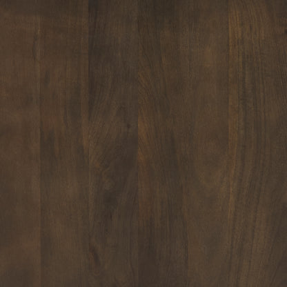 Terra 60L x 60W x 30H Dark Brown Wood Round Fluted Dining Table