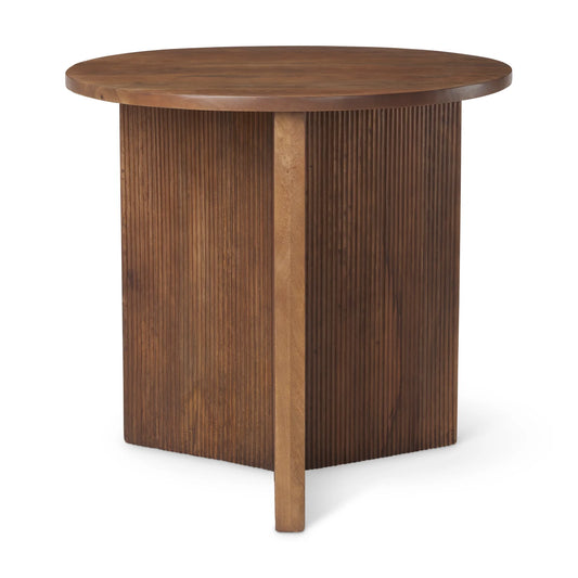 Enzo Accent Table – Contemporary Fluted-Leg Design for Stylish Modern Living Spaces and Foyers